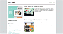 Desktop Screenshot of jogolaxia.com